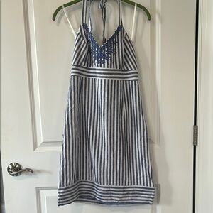 Vineyard Vines Blue and White Striped Dress